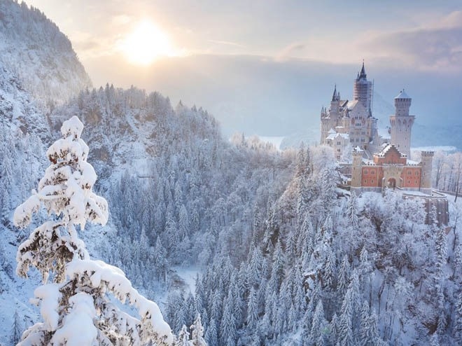 Lâu đài Neuschwanstein, Bavaria, Đức<br />