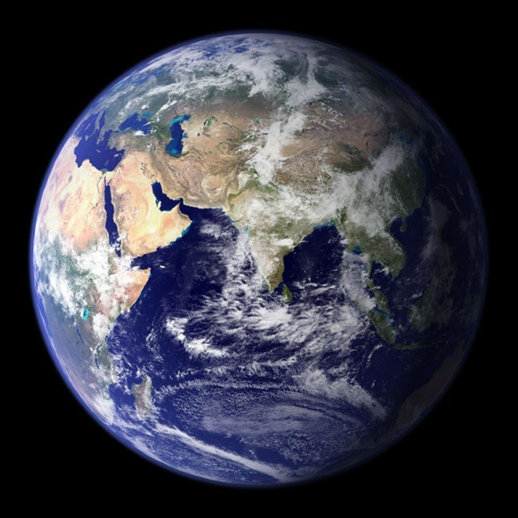 earth size compare