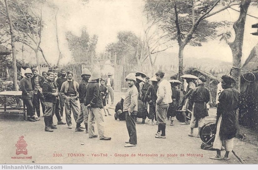 Yên Thế, lính thủy quân Pháp ở Mo Trang