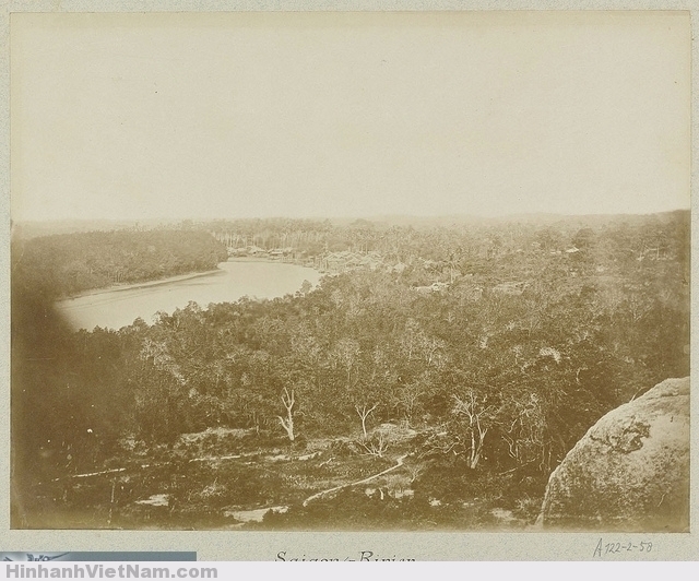 The Saigon River in Vietnam ca 1870