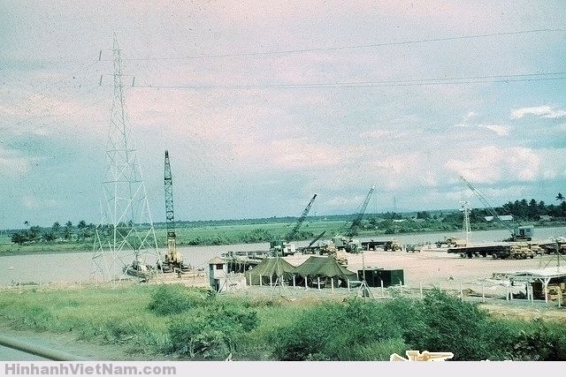 SAIGON 1965-67 - Tân Cảng Saigon khi bắt đầu xây dựng