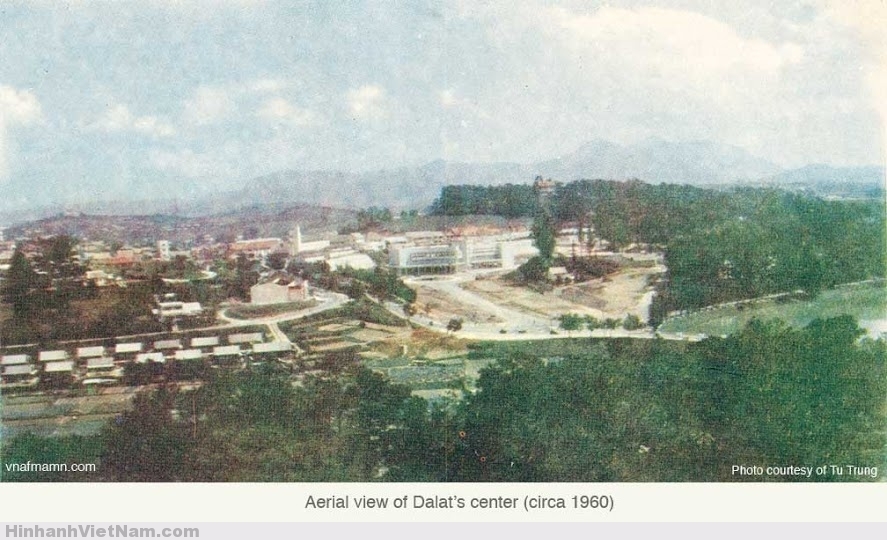 Quang cảnh khu vực trung tâm Đà Lạt 1960