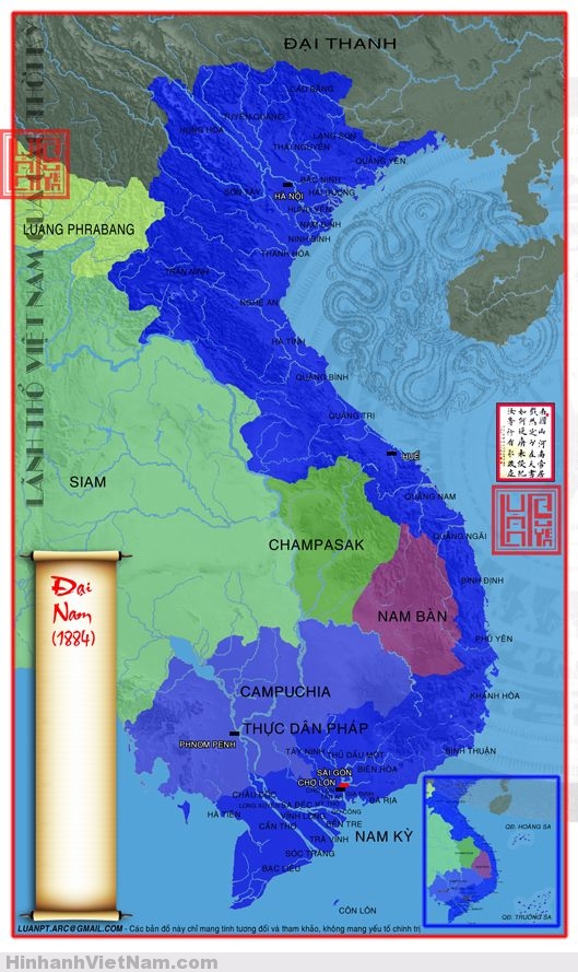 Bản đồ Việt Nam theo từng thời kỳ lịch sử