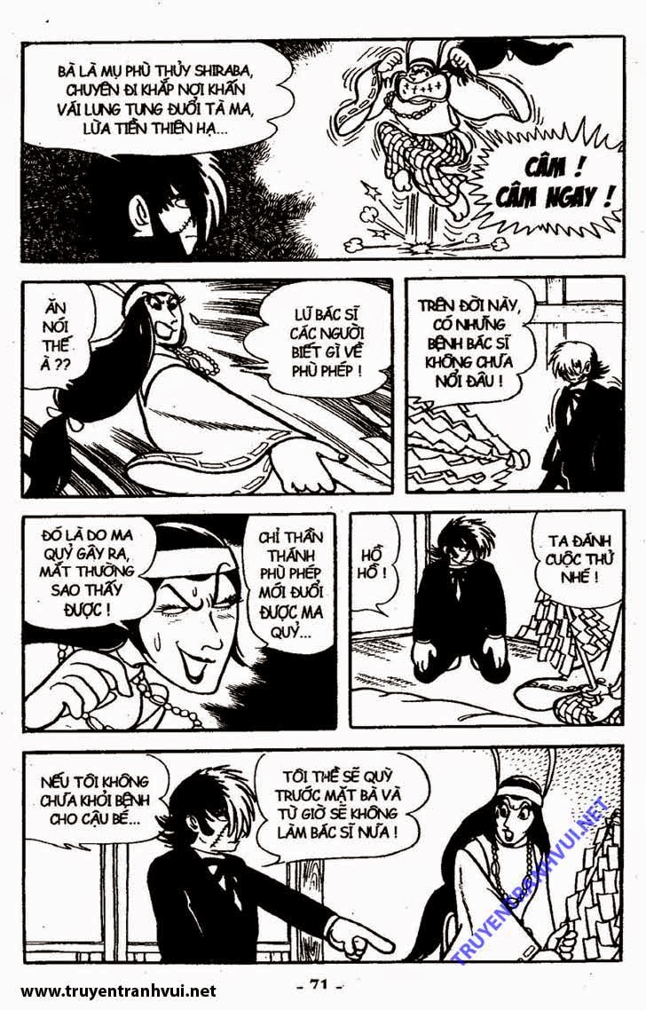 Black Jack (Bác Sĩ Quái Dị) chap 102: Phù thủy bắt ma  