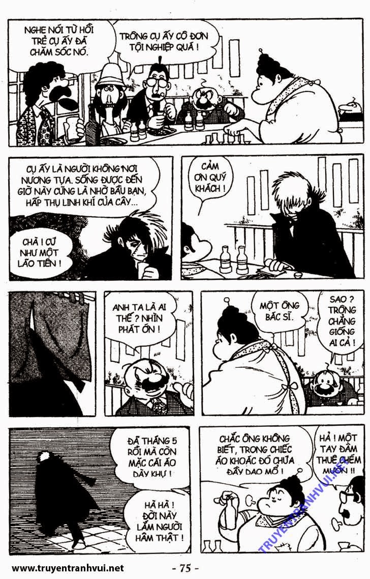 Black Jack (Bác Sĩ Quái Dị) chap 113: Ông lão và cây cổ thụ  