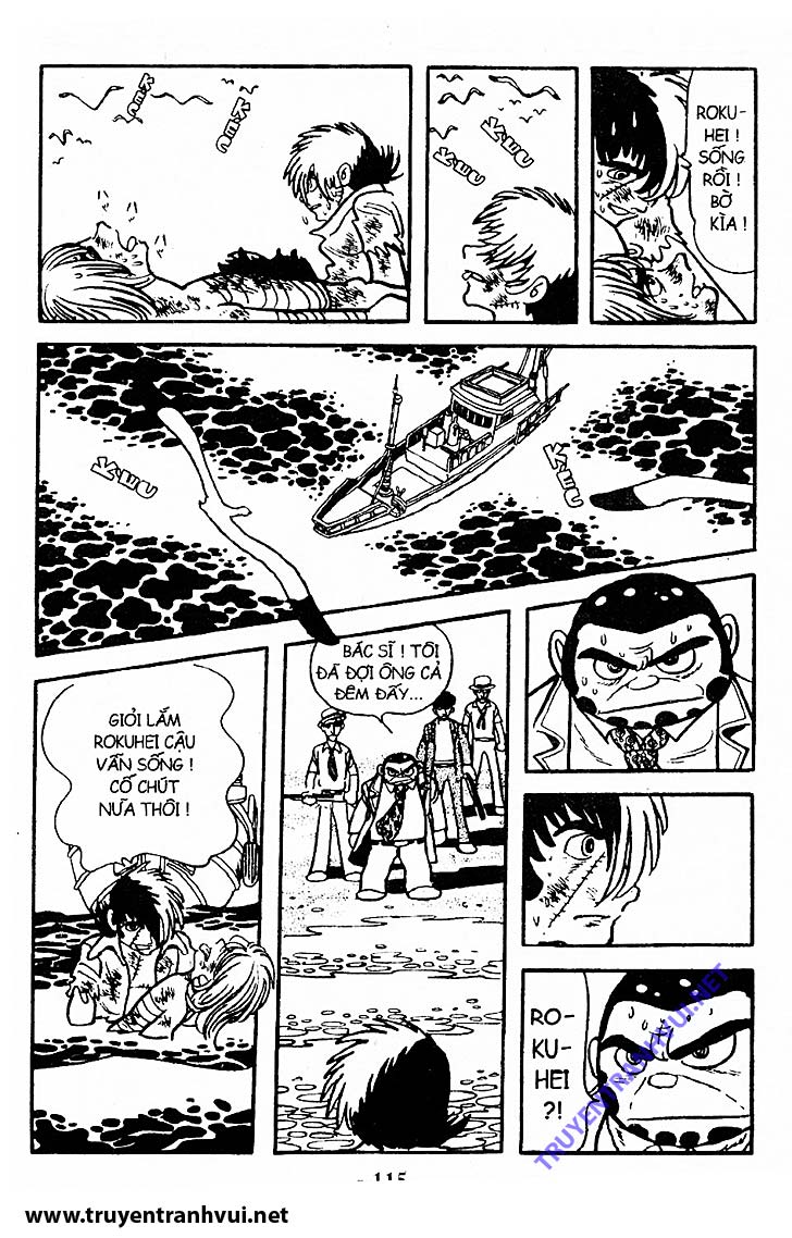 Black Jack (Bác Sĩ Quái Dị) chap 165: Bài học giữa biển khơi  