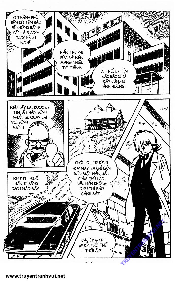 Black Jack (Bác Sĩ Quái Dị) chap 168: Làm việc theo dây chuyền  