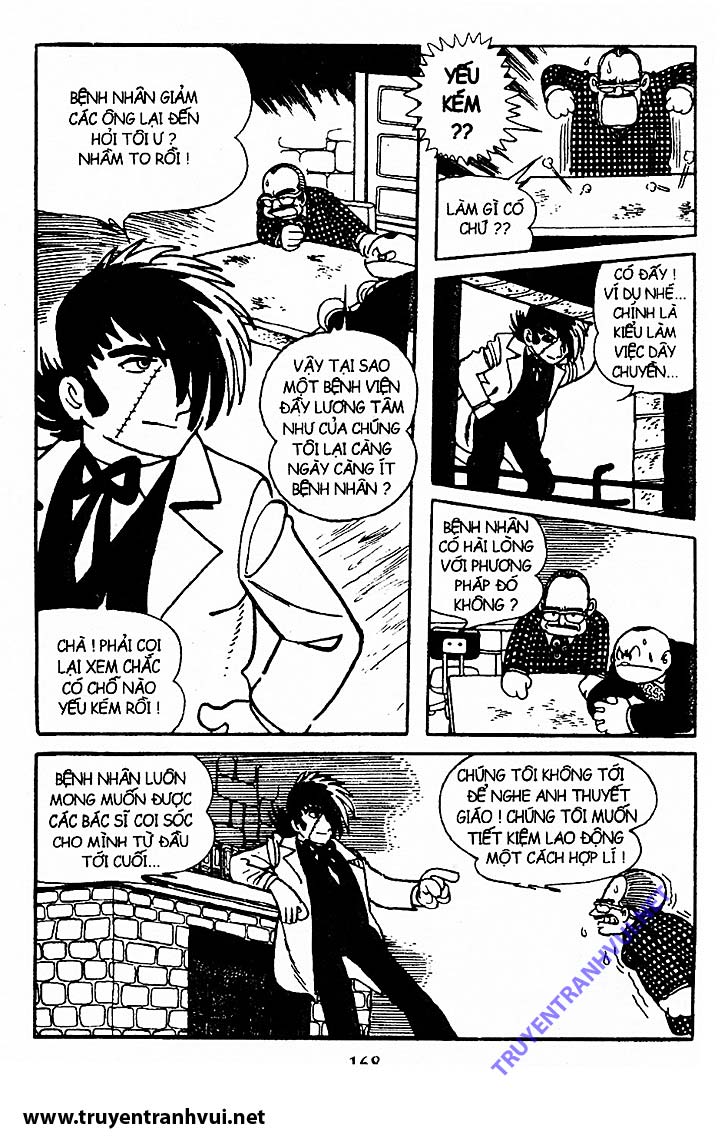 Black Jack (Bác Sĩ Quái Dị) chap 168: Làm việc theo dây chuyền  