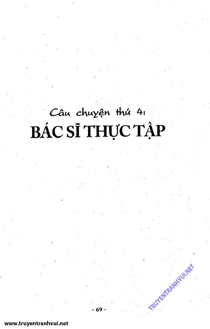 Black Jack (Bác Sĩ Quái Dị) chap 53: Bác sĩ thực tập 