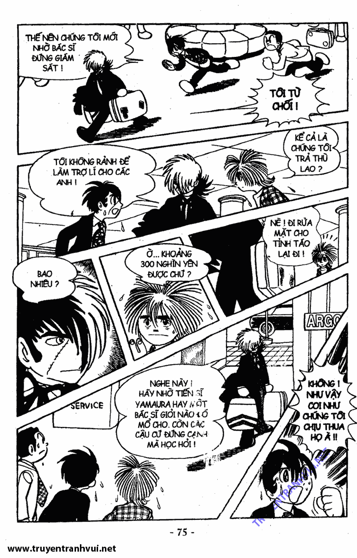 Black Jack (Bác Sĩ Quái Dị) chap 53: Bác sĩ thực tập 