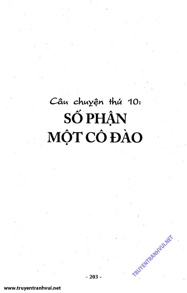 Black Jack (Bác Sĩ Quái Dị) chap 59: Số phận một cô đào  