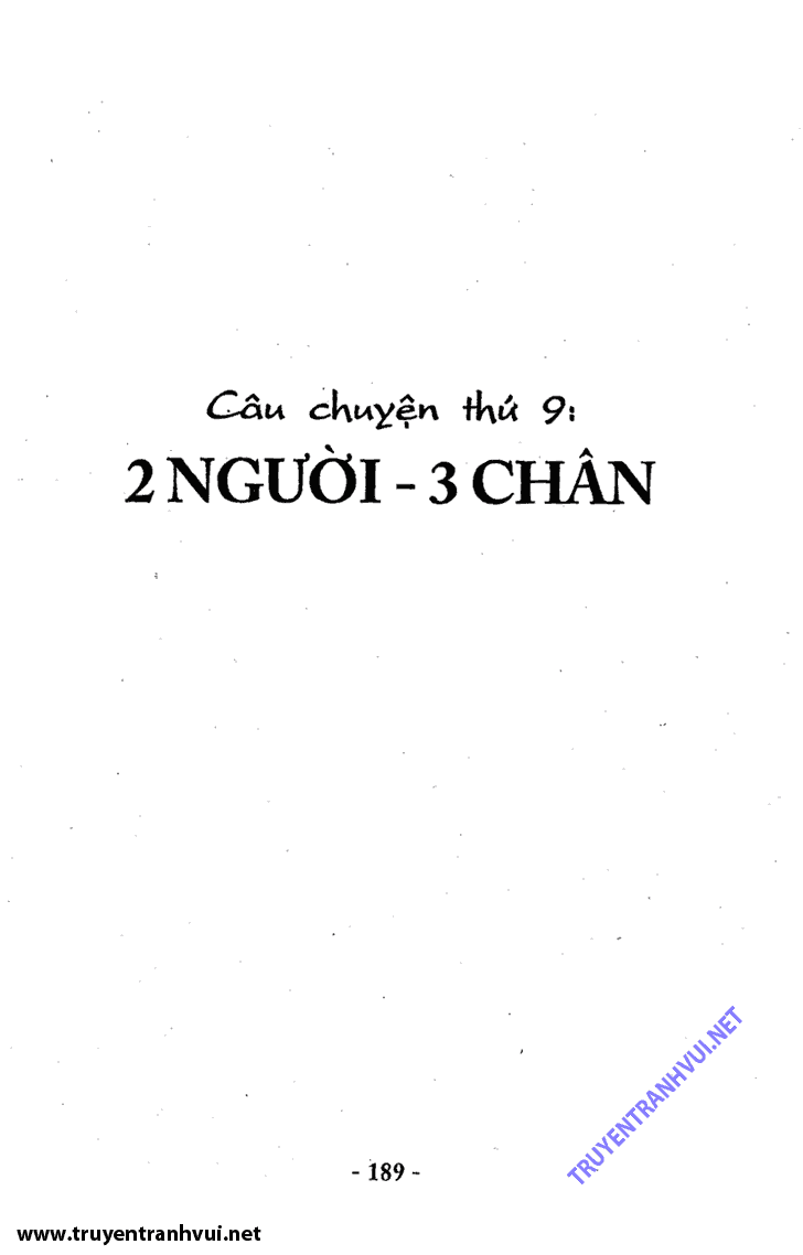 Black Jack (Bác Sĩ Quái Dị) chap 87: 2 người - 3 chân  