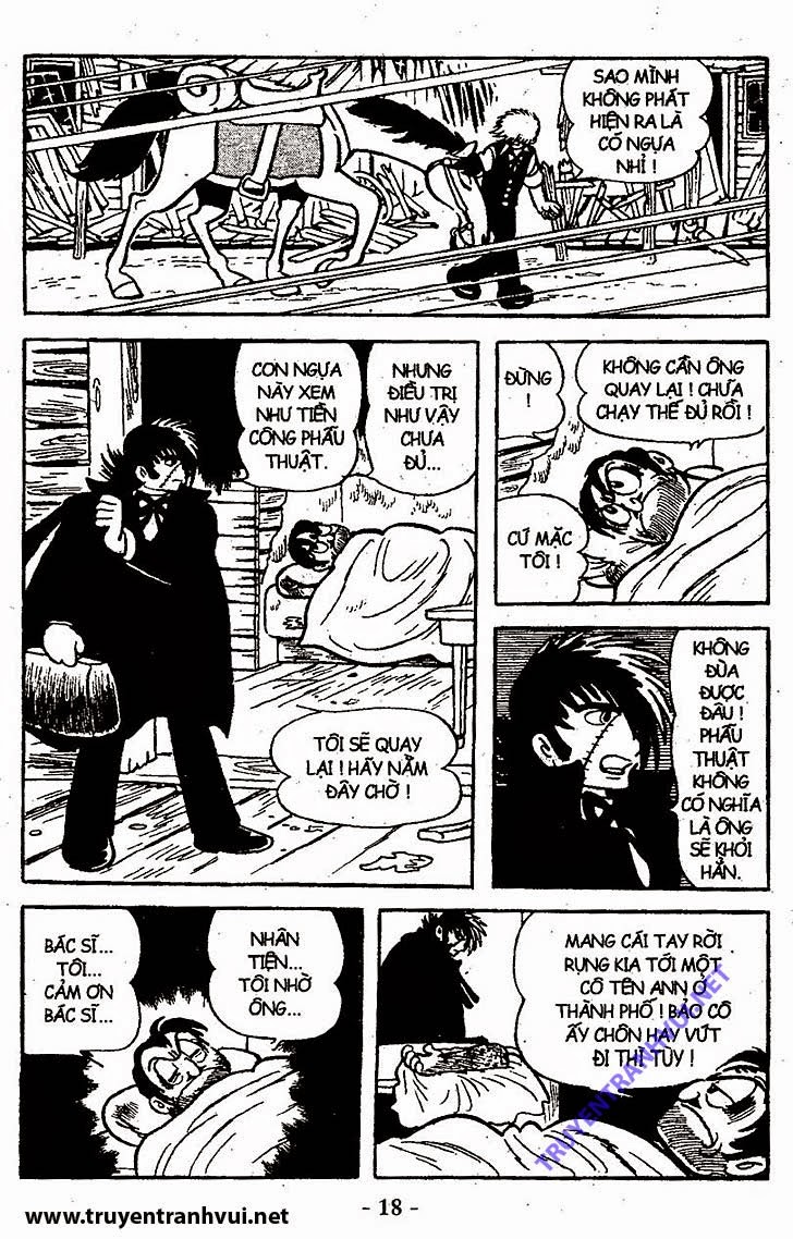 Black Jack (Bác Sĩ Quái Dị) chap 140: Lạc vào thị trấn bỏ hoang  