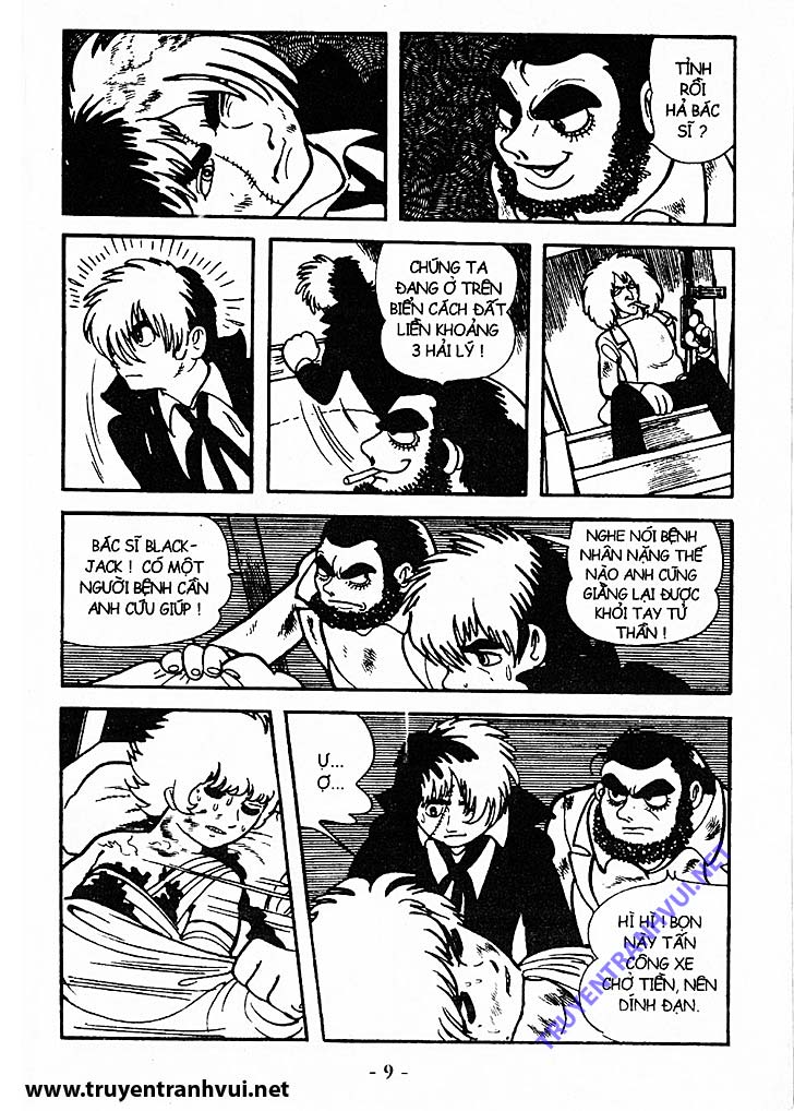 Black Jack (Bác Sĩ Quái Dị) chap 192: Người bạn trên biển  