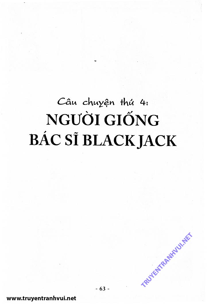 Black Jack (Bác Sĩ Quái Dị) chap 202: Người giống bác sĩ Black Jack  