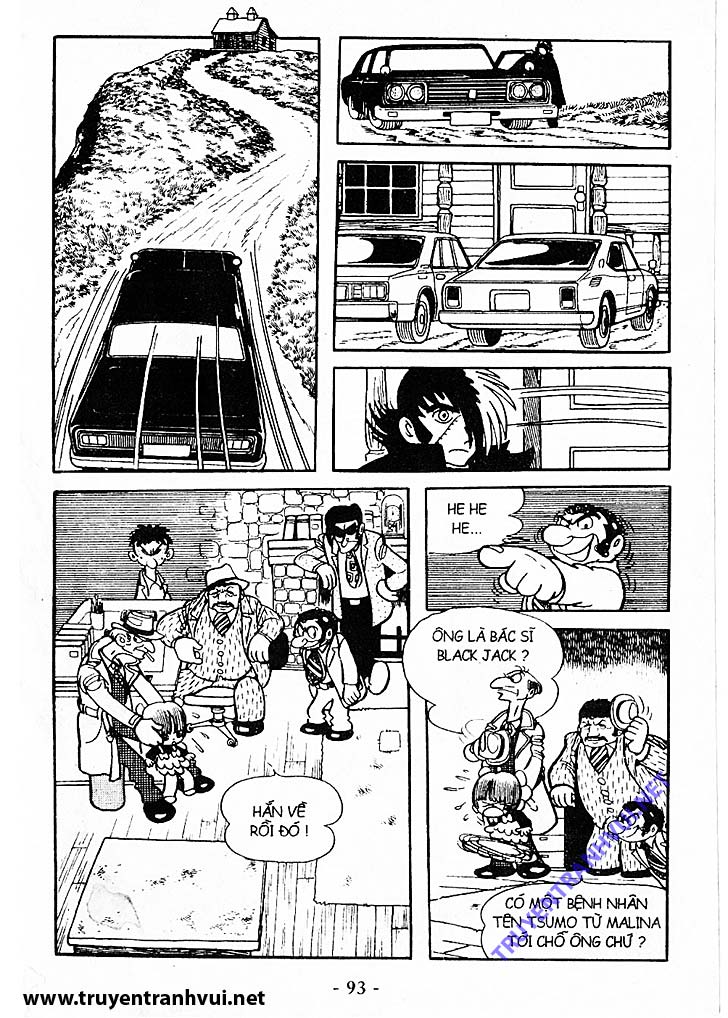 Black Jack (Bác Sĩ Quái Dị) chap 203: Trắng đen  