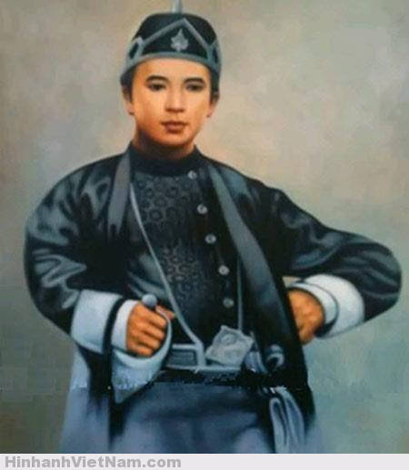 Chân dung Nguyễn Ánh trong thời gian ông lưu vong ở Xiêm La năm 1783.