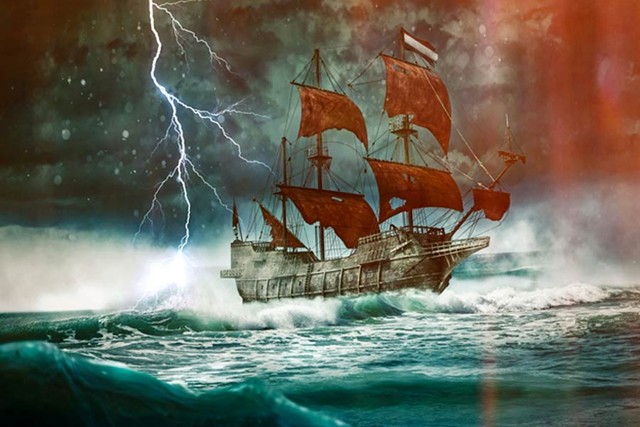 Truyền thuyết về Người Hà Lan bay và con tàu ma nổi tiếng là nỗi ám ảnh trên biển - Ảnh 1.